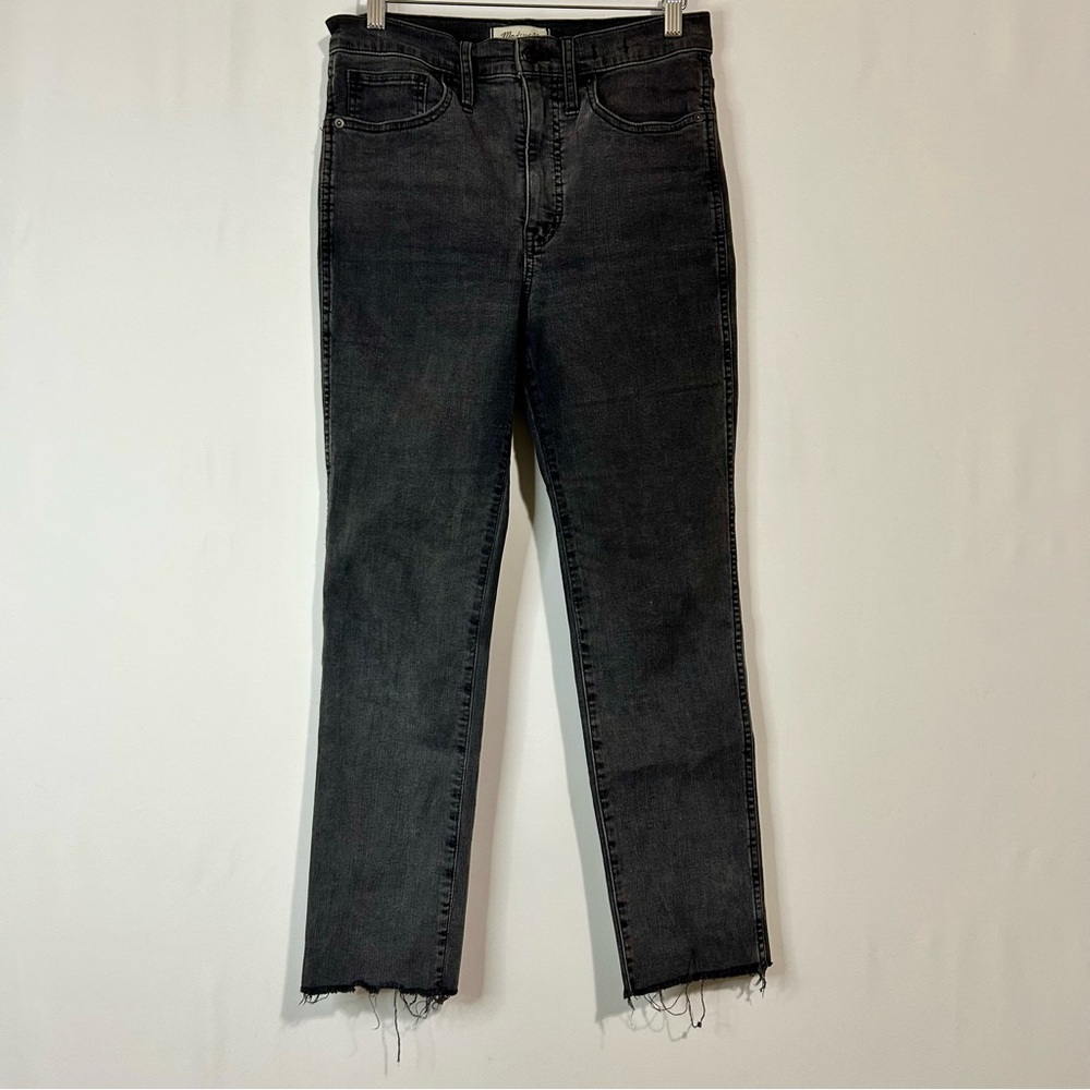 Madewell Women’s Stovepipe Jeans Black Denim Size 27 EUC